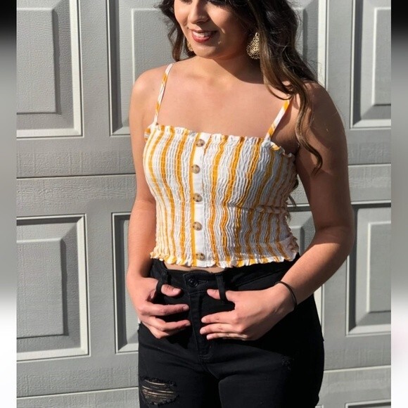 Active USA Black & White Tank Top Size S - Picture 3 of 4